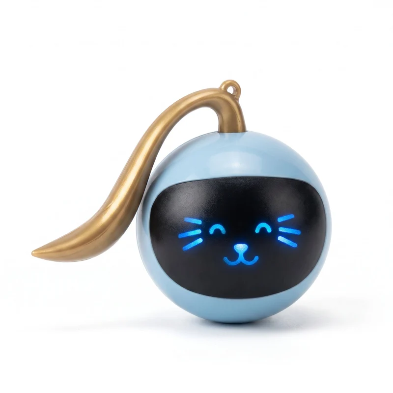 Balle interactive rotative et intelligente à LED pour chaton