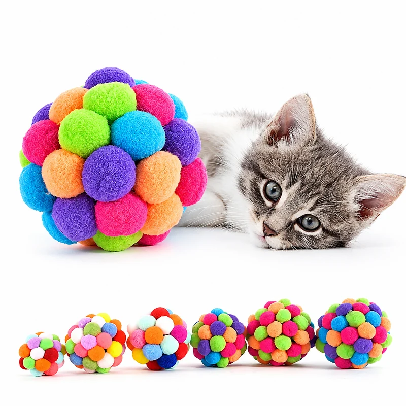 Boule rebondissante faite à la main pour chaton