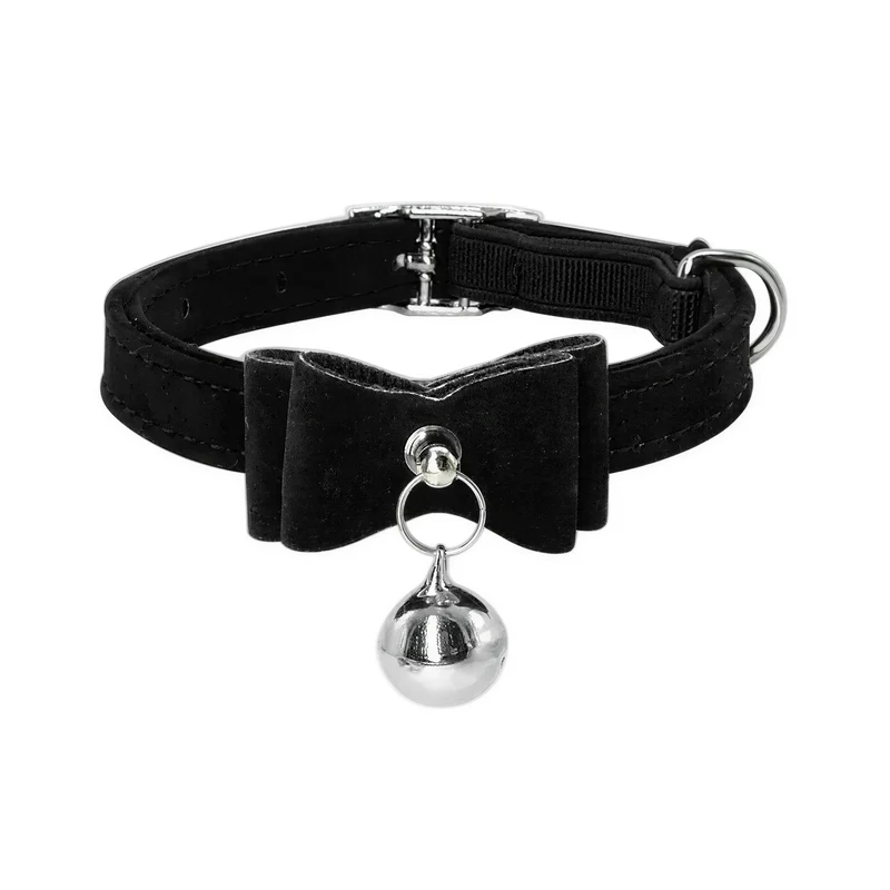 Collier en velours mignon pour chaton