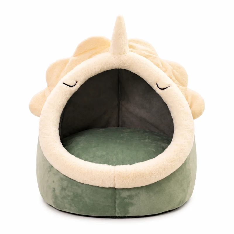 Panier pour gros chat en design de dinosaure