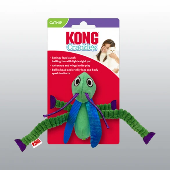 Jouet Crackles Grasshopper pour chat