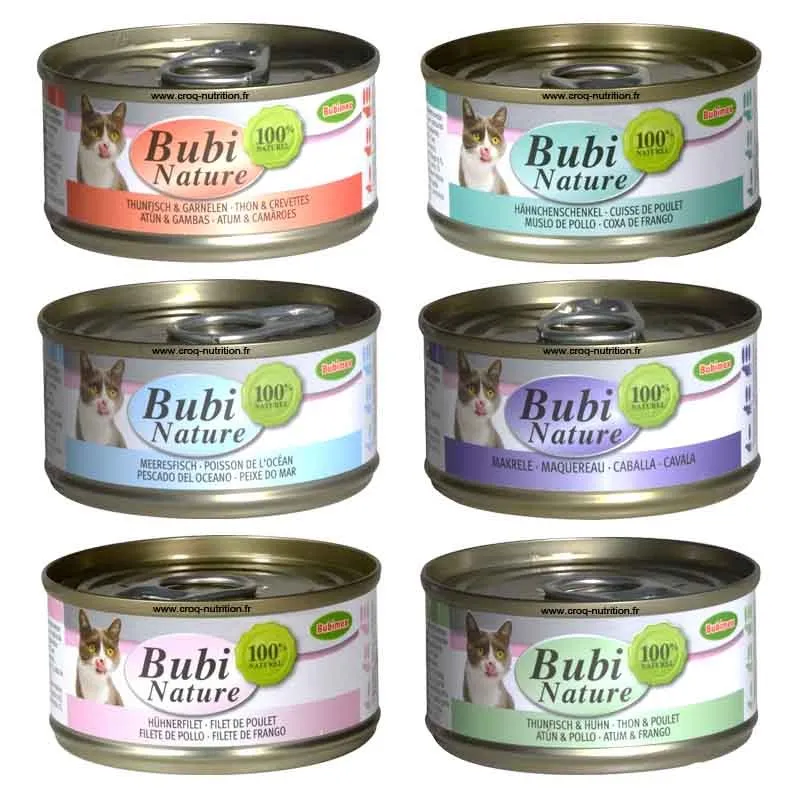 Bubi Nature 100 % naturelle - pâtée chat
