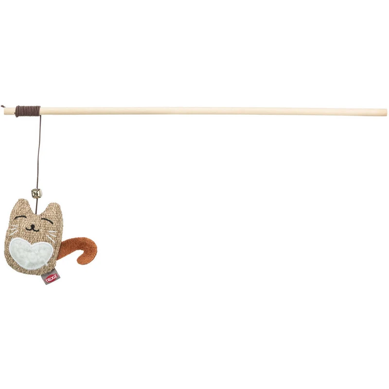 Jouet pour chats Trixie Beige Polyester Bois Chat