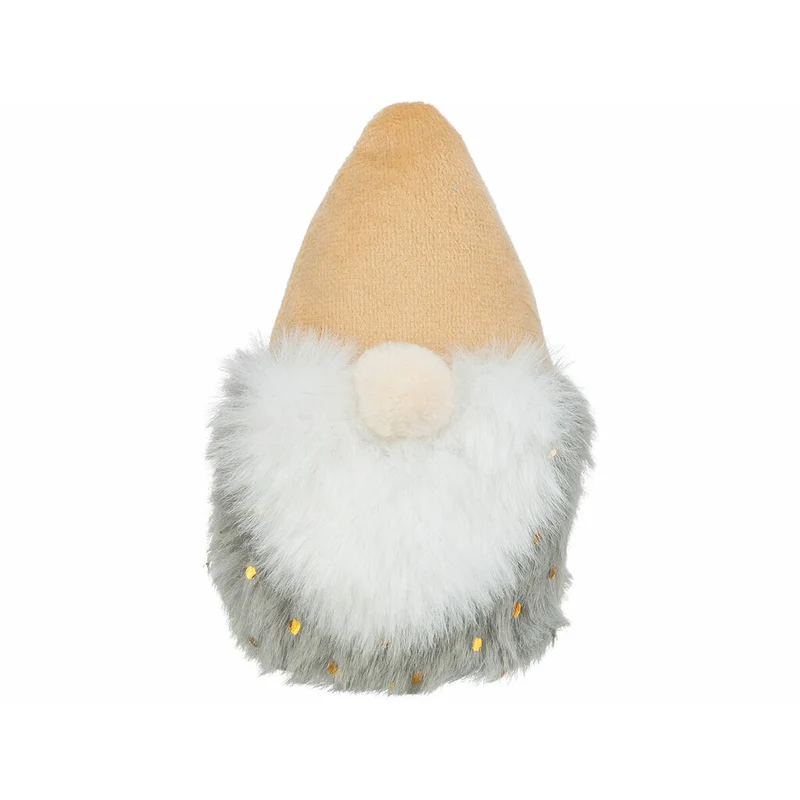 Jouet pour chien en peluche Trixie Beige Gris Polyester Noël Gnome 10 cm