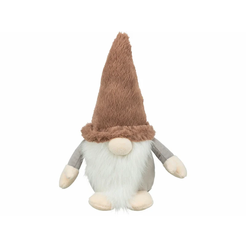 Jouet pour chien en peluche Trixie Marron Gris Polyester Noël Gnome 30 cm