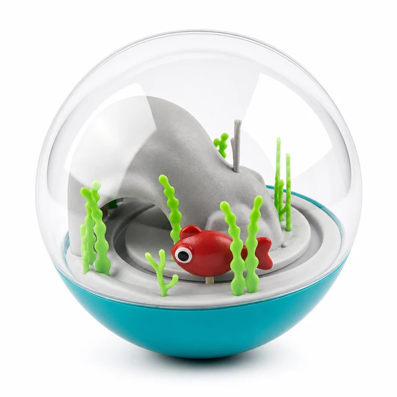 Balle de jeu interactive “aquarium” pour chat - AQUA'CHAT™