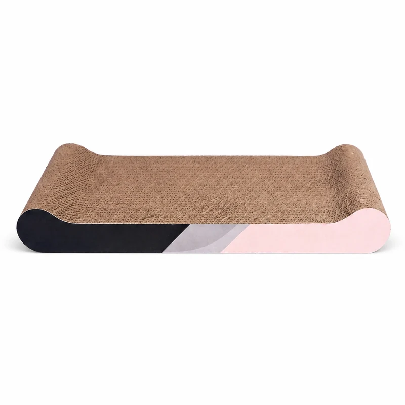 Planche à gratter en papier ondulé résistant à l'usure pour chat