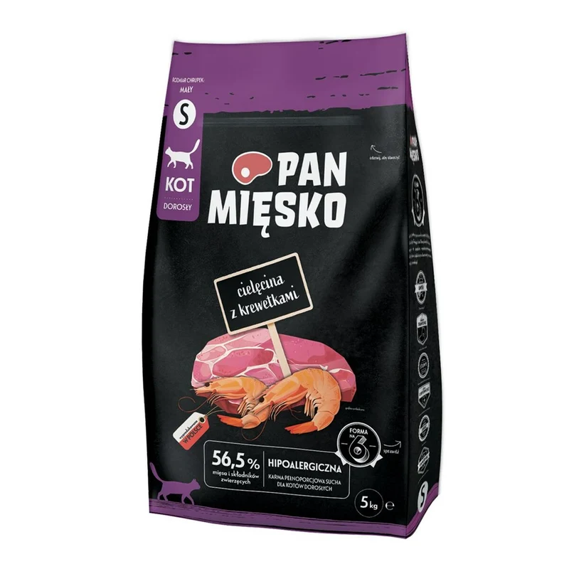 Aliments pour chat PAN MIĘSKO Veau 9 kg