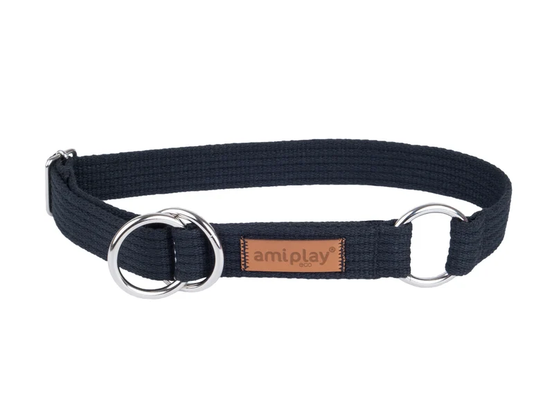 Ami Collier Cotton Half-check