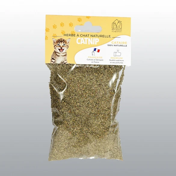 Sachet d'herbe à chat variété Nepeta Cataria