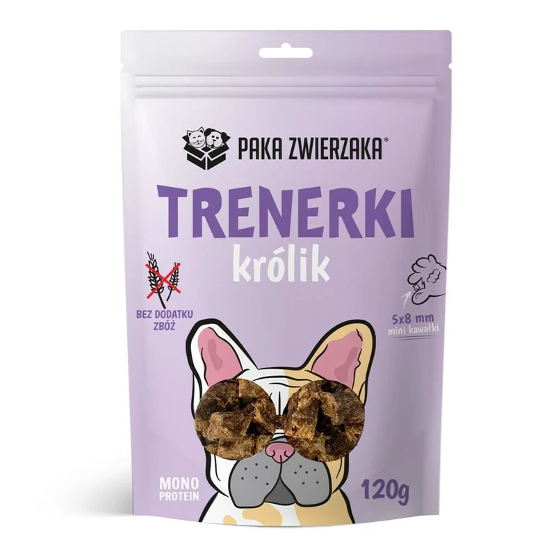 Snack pour chiens Paka Zwierzaka Rabbit Lapin 120 g