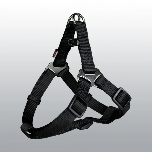Harnais Premium Quick noir pour chien
