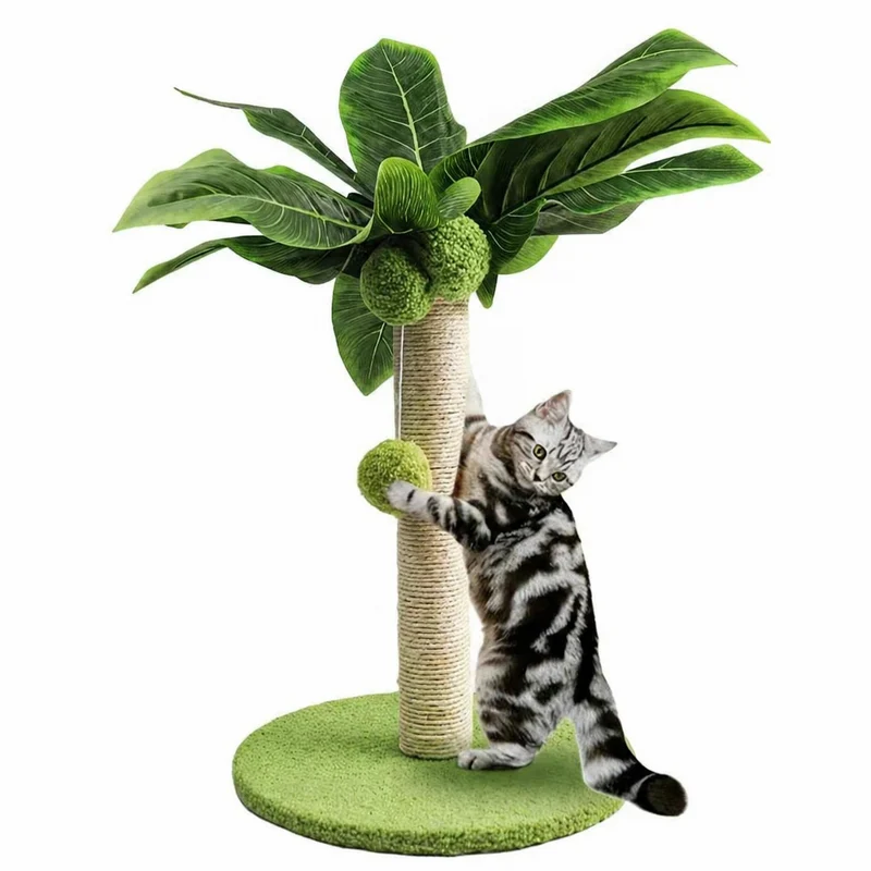 Poste à gratter palmier pour chat