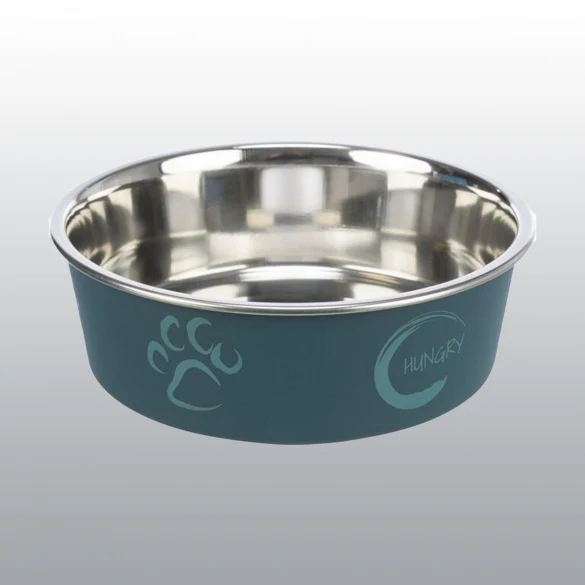 Gamelle inox avec motif de Pattes