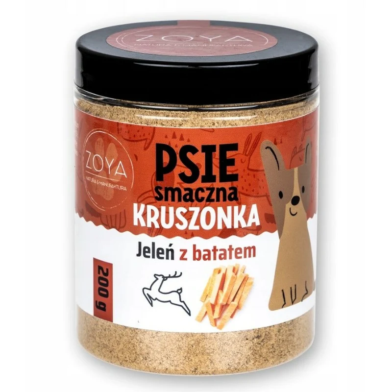 Snack pour chiens Zoya Deer crumble with sweet potato Cerf 200 g