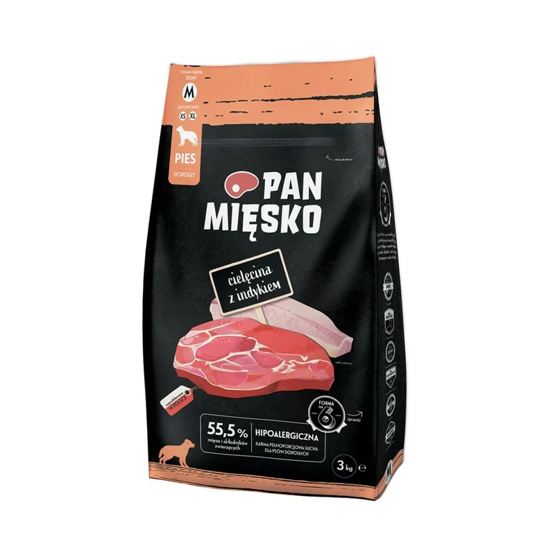Nourriture PAN MIĘSKO Veau 3 Kg