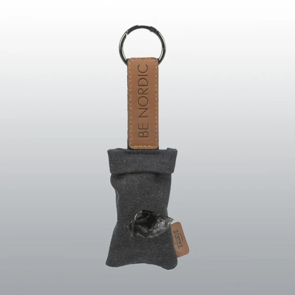 Distributeur ramasse crottes avec mousqueton chien