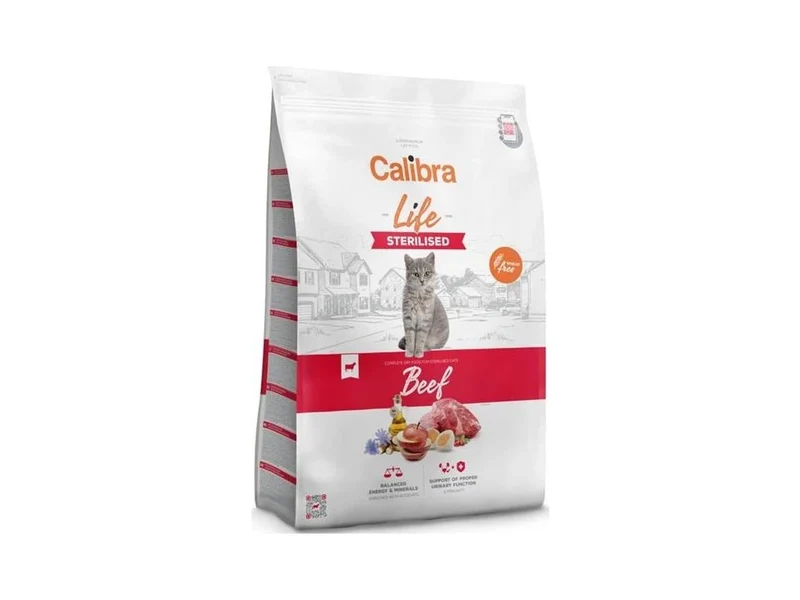 Calibra Life Adulte Sterilised BEEF Croquette Pour Chat