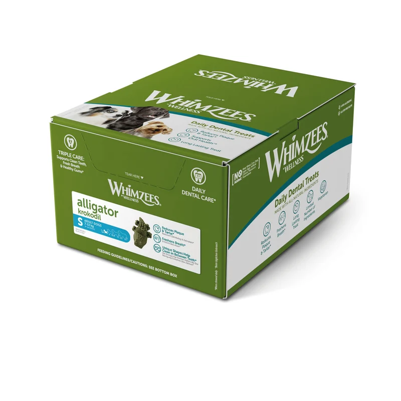 Alimentation humide Whimzees Alligator 150 Unités