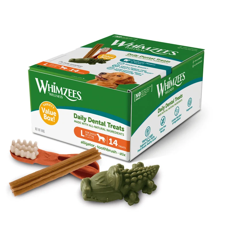 Alimentation humide Whimzees Veggie Sausage 14 Unités