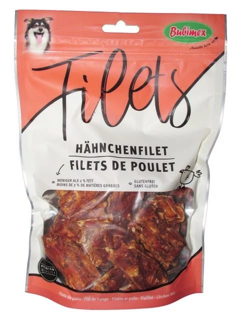 Filets de poulet sans gluten chien