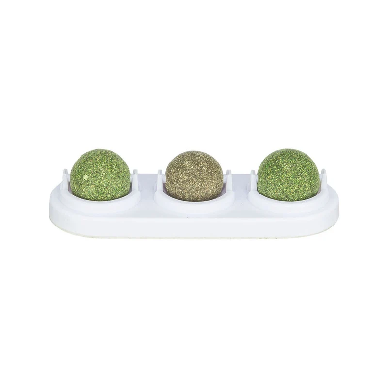 Jouet pour chats Trixie Blanc Vert Balles