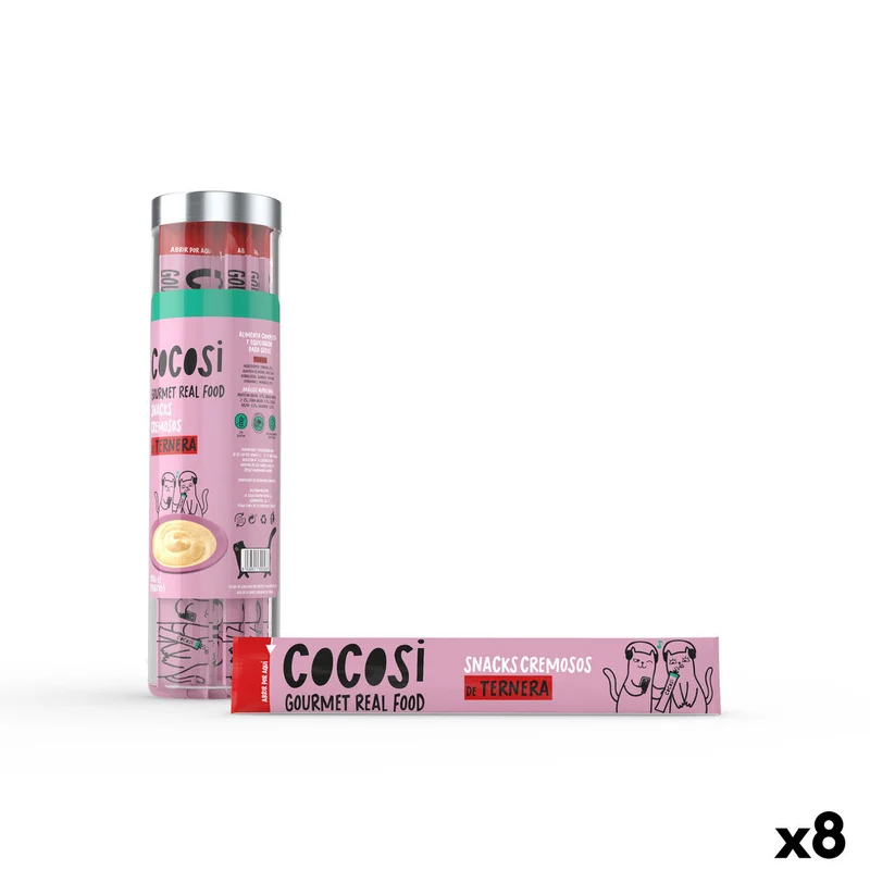 Snacks Cocosi Gourmet Real Food Viande de bœuf 10 Pièces (8 Unités)