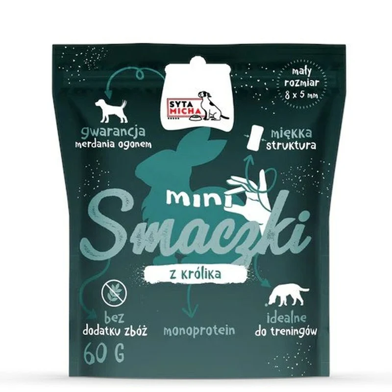 Snack pour chiens SYTA MICHA Lapin 60 g