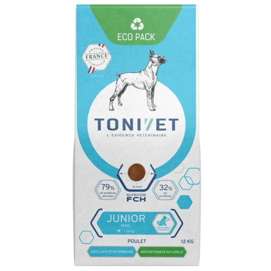 Tonivet Junior Maxi Croquette Pour Chiot