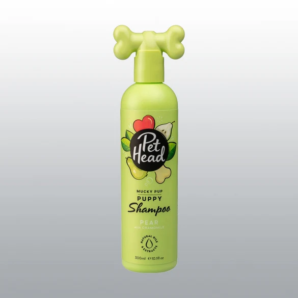 Shampoing puppy mucky pet head