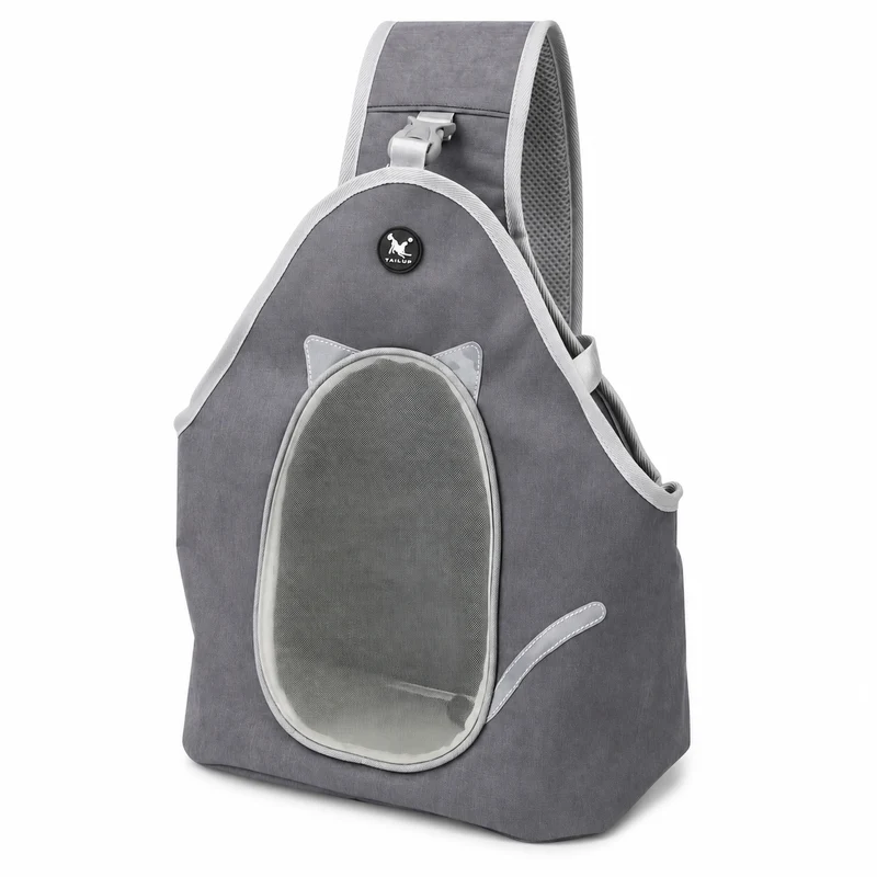 Sac à bandoulière respirant pour chat