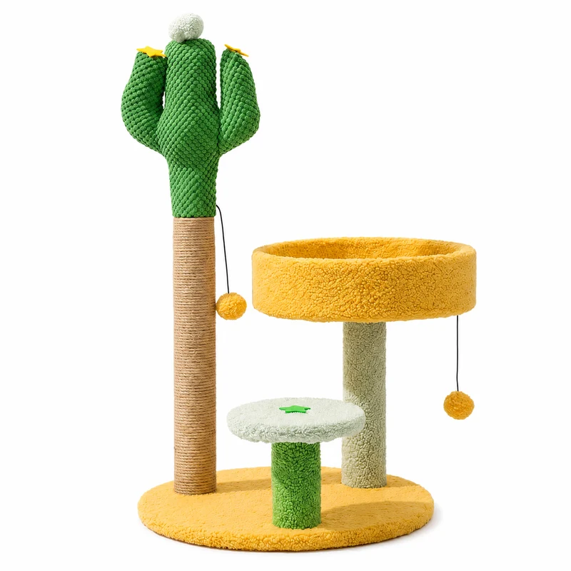 Planche à gratter à cactus pour chat