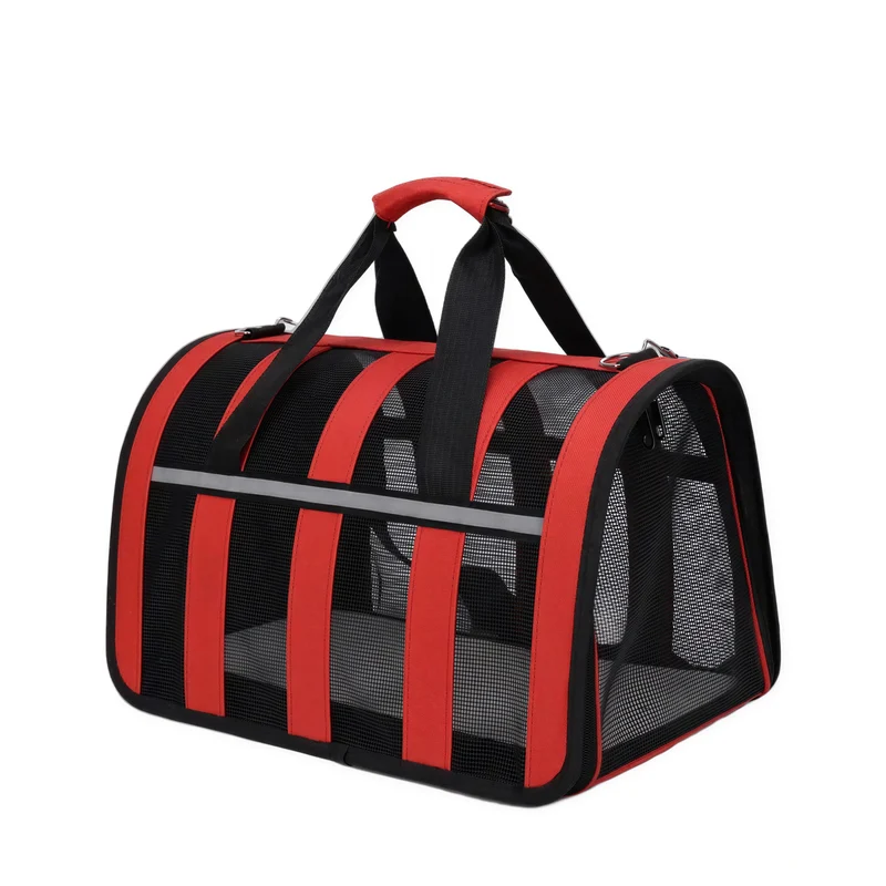 Sac à dos de transport pliable en tissu oxford pour chat
