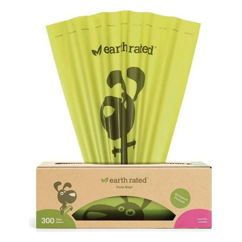 Sacs d'hygiène Earth Rated Lavande (300 Unités)