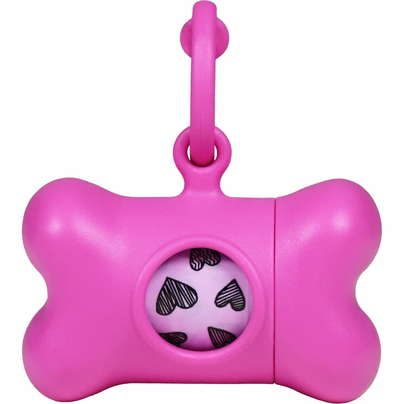 Distributeur de Sacs pour Animaux Domestiques United Pets Classic 2nd Life Rose