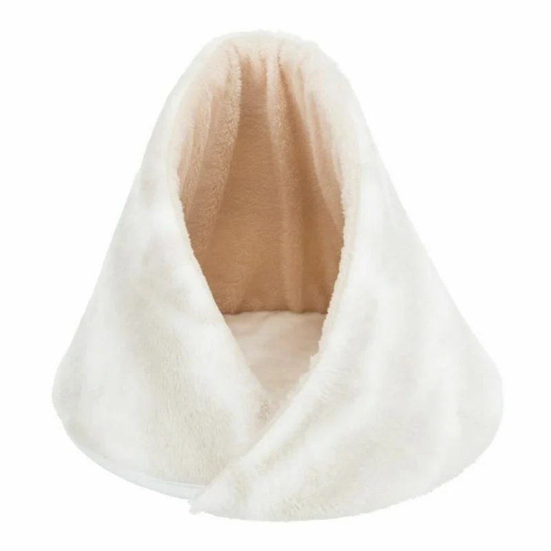 Coussin Trixie Blanc Taupe Ø 43 × 35 CM