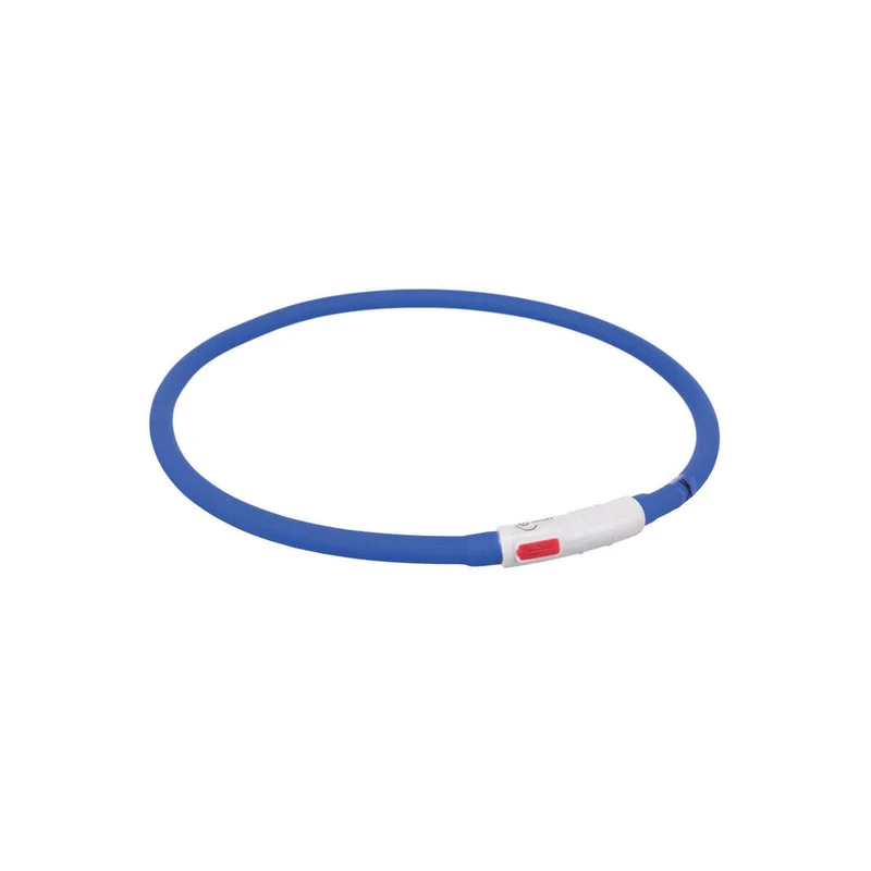 Collier pour Chien Trixie Flash USB Bleu de Colbat XS-XL