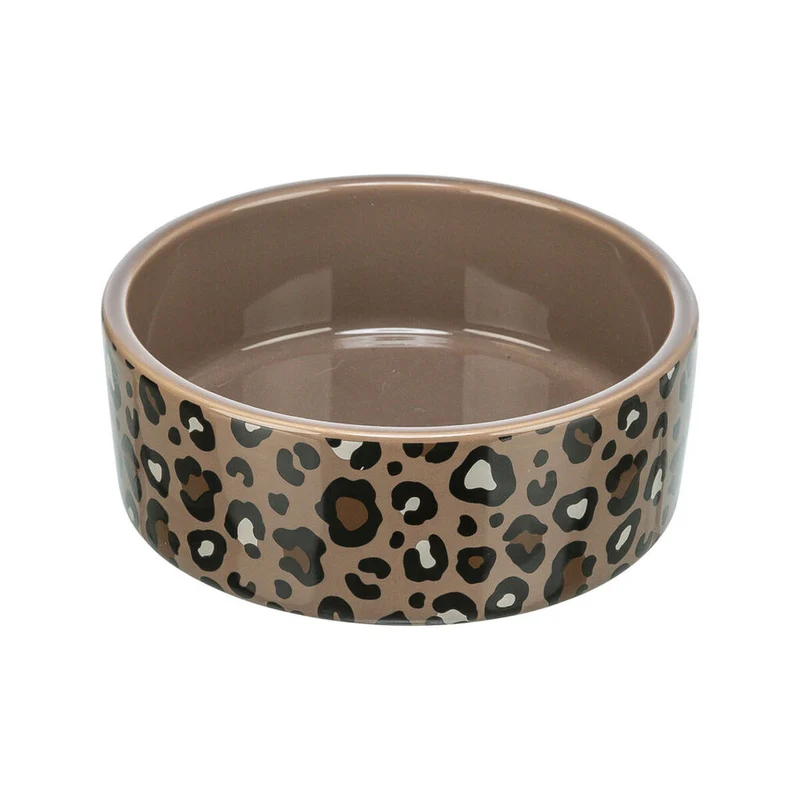 Mangeoire pour chiens Trixie Leo Marron Céramique Ø 12 cm 300 ml