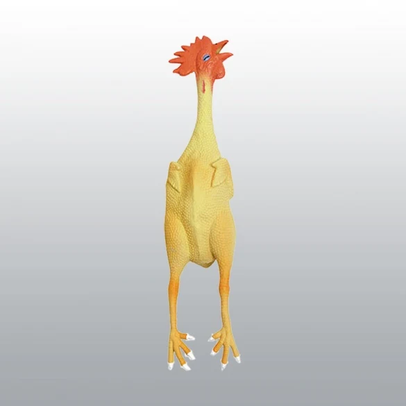 Jouet poulet en latex sonore