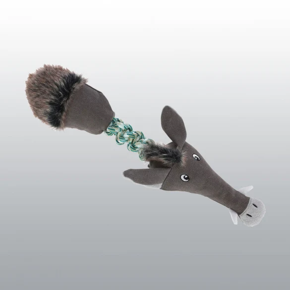 Peluche sanglier avec corde
