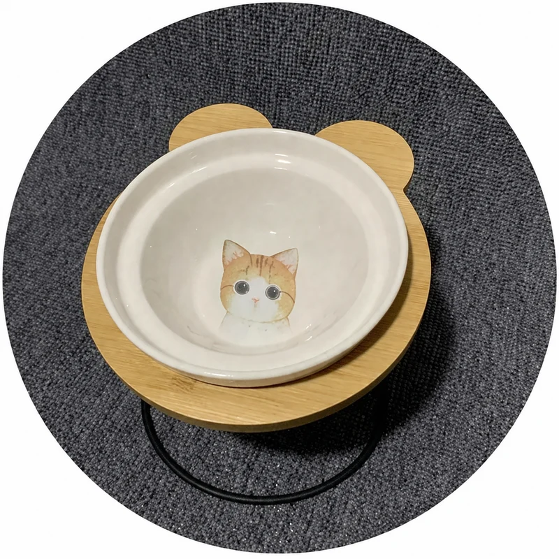 Bols d’alimentation et de boisson en céramique pour chats - MonChatBol™