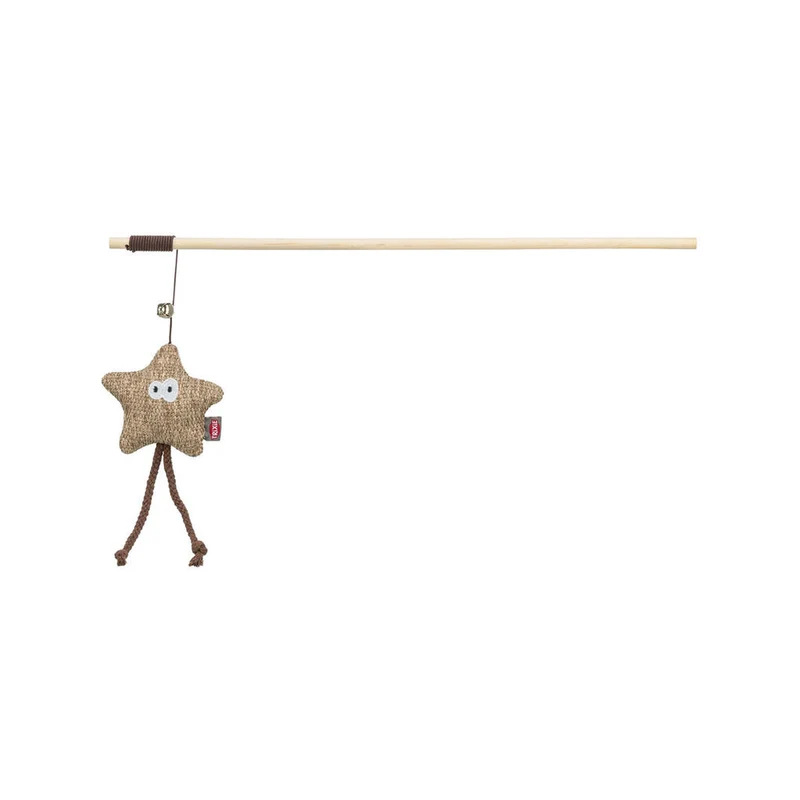Jouet pour chats Trixie Beige Polyester Bois Étoile