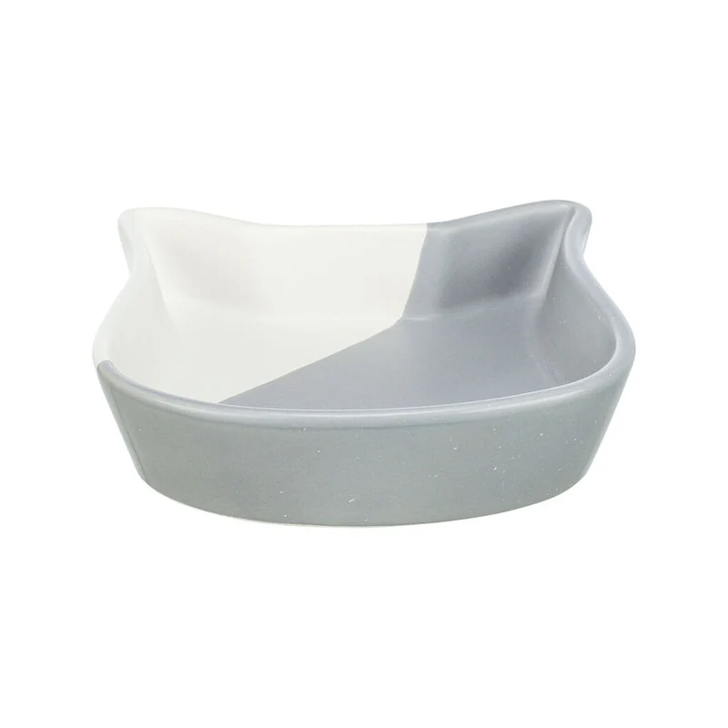 Mangeoire pour chats Trixie Blanc Gris Céramique