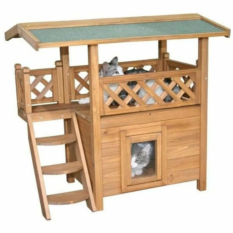 Cabane Kerbl Marron Vert 77 x 50 x 73 cm
