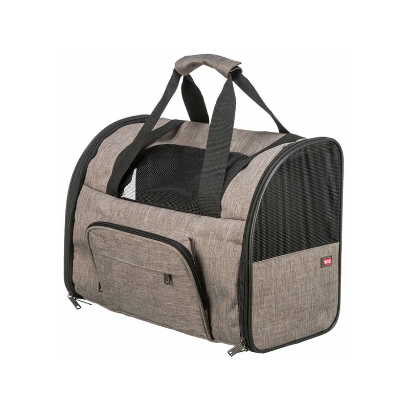Sac en bandoulière pour animaux de compagnie Trixie Marron Beige 41 × 30 × 21 cm