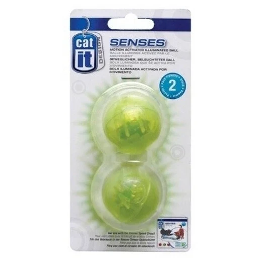 Jouet balles lumineuses Senses x2 chat