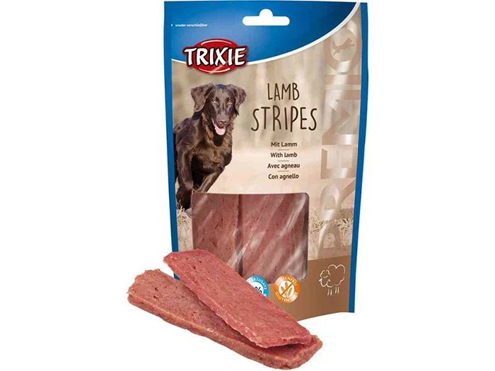 Friandises morceaux d'agneau chien