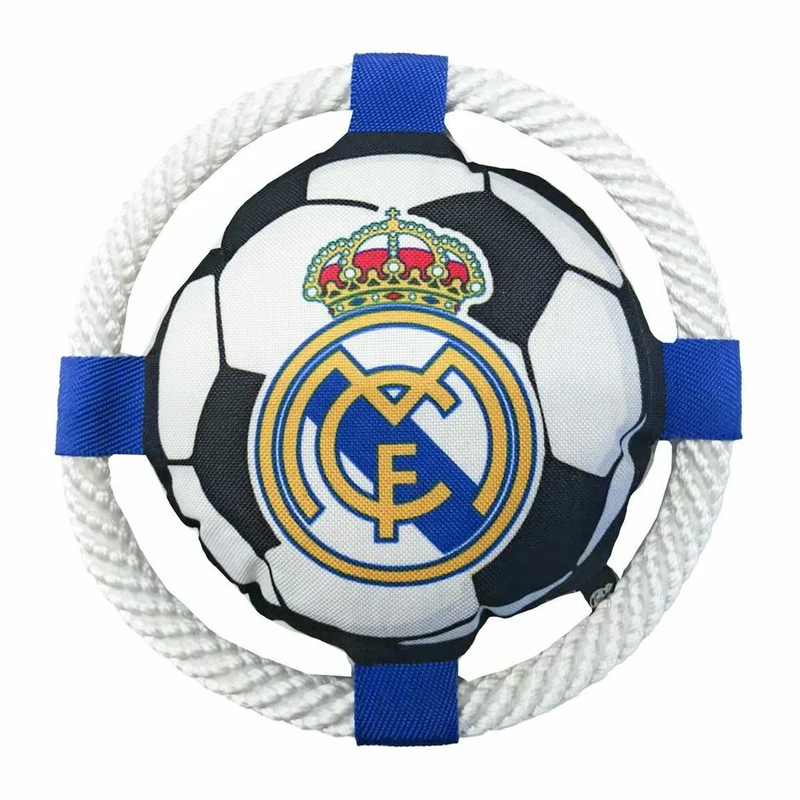 Jouet pour chien Real Madrid C.F. 22,0 x 22,0 x 6,0 cm Blanc