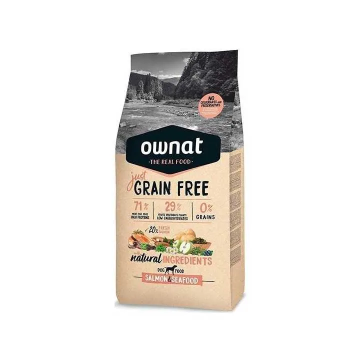 Ownat Grain Free Just Salmon and Seafood - croquettes chien