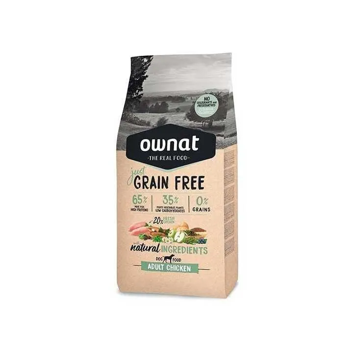 Ownat Grain Free Just adult chicken croquettes pour chien